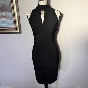 White House Black Market Slimming Black Dress